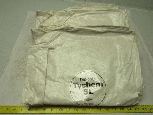 Tychem SL122BWH4X001200 Coverall White w/Zipper Hood & Boots Size 4XL Case of 12