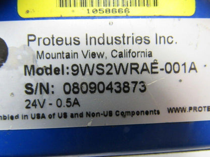Proteus 9WS2WRAE-001A Weld Saver Flow Controller