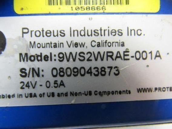 Proteus 9WS2WRAE-001A Weld Saver Flow Controller