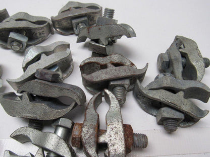 Steel City PC 3/4" Parallel Clamp Conduit/Pipe Clamp Malleable Iron Lot of 17