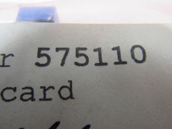 Leeds & Northrup 575110  EMF Range Card For Recorder