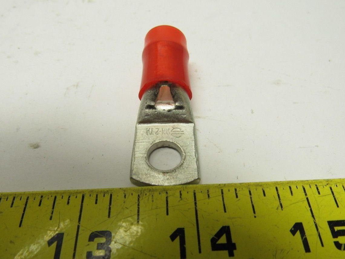 Burndy AN-2YA Compression Lug  5/16" Stud Insulated Lot of 20