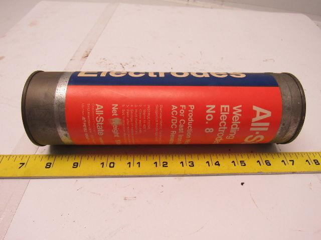 All-State No. 8 3/32"x9" Production Nickel Electrode Cast Iron Machinable 5lbs