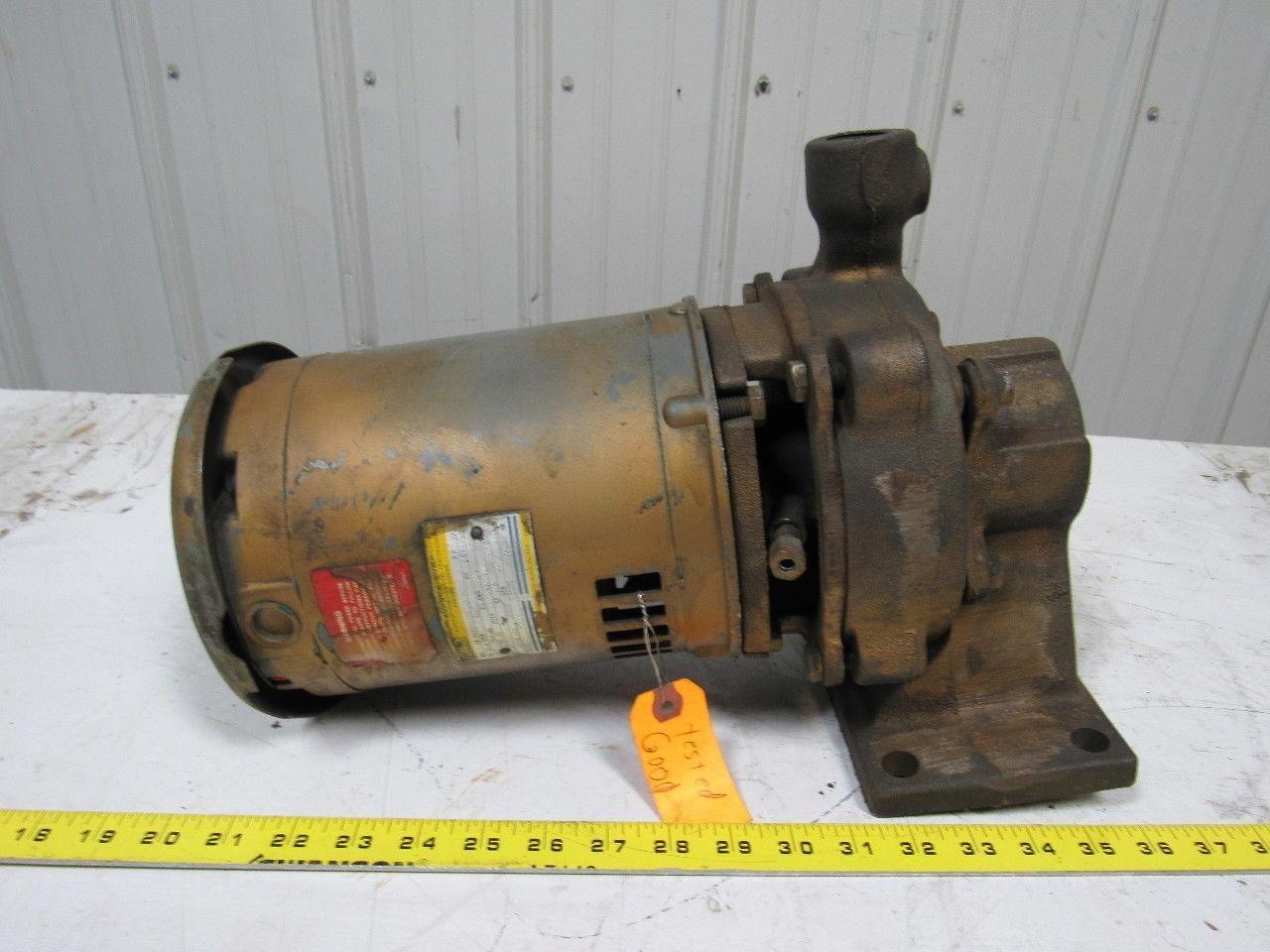 Aurora Pump 323-BF 78-14481 3/4x1x6 Centrifugal Pump/Motor 15GPM 3500RPM