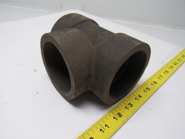 Anvil 2-1/2" High-Pressure Socket-Weld Steel Unthreaded Pipe Tee Class 3000