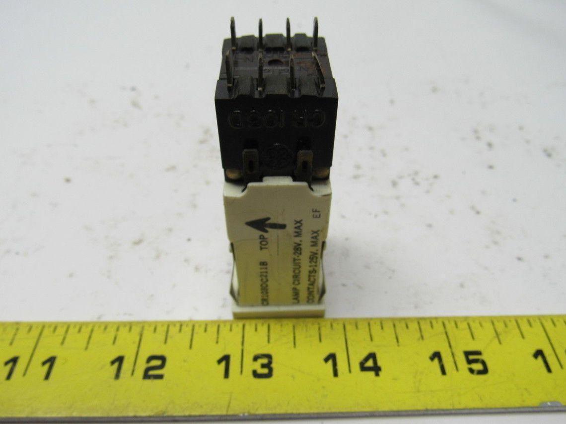 General Electric CR103dc211B Illuminated Lighted Push Button Switch Lot of 2