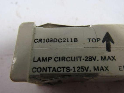 General Electric CR103dc211B Illuminated Lighted Push Button Switch Lot of 2