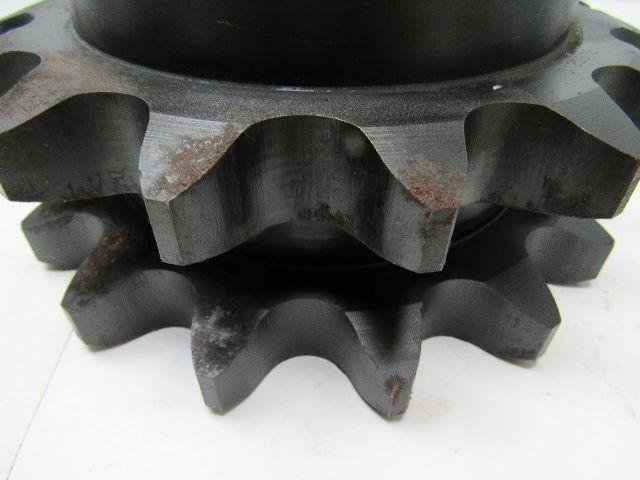 Browning D120B15 Double 120 Standard Roller Chain, B Hub, 15T, Rough Stock Bore