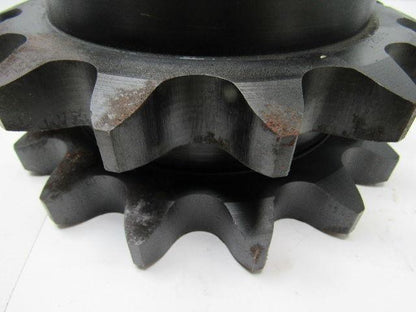 Browning D120B15 Double 120 Standard Roller Chain, B Hub, 15T, Rough Stock Bore
