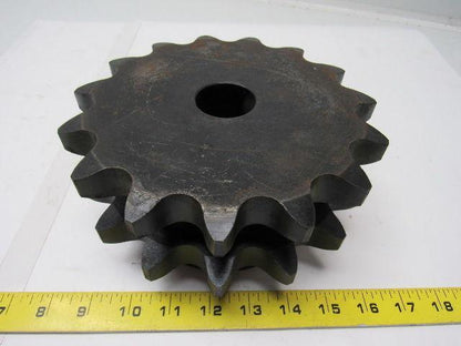 Browning D120B15 Double 120 Standard Roller Chain, B Hub, 15T, Rough Stock Bore