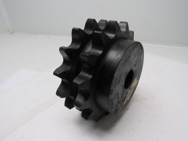 Browning D120B15 Double 120 Standard Roller Chain, B Hub, 15T, Rough Stock Bore