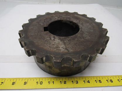 011020B 20 Tooth Roller Chain Coupling 3" Keyed Bore