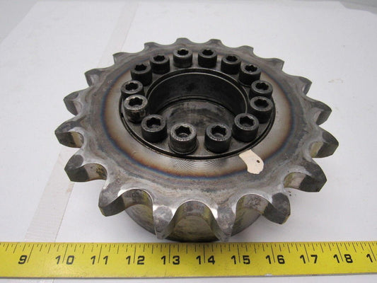 18 Tooth  100 Chain  2-3/4" Smooth Bore W/ built in Locking collar