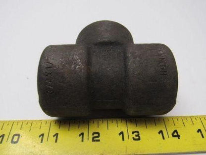 Penn 3/4" X 1/2" X 1/2" Forged Steel Threaded Pipe Reducing Tee