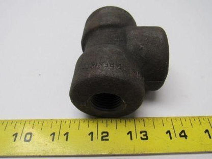 Penn 3/4" X 1/2" X 1/2" Forged Steel Threaded Pipe Reducing Tee