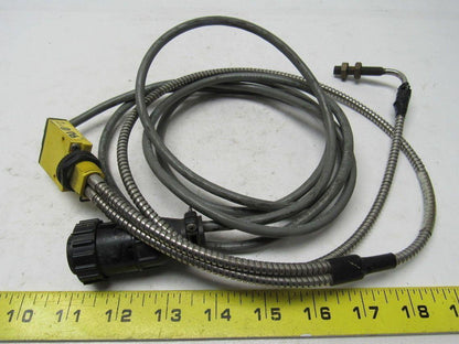 Banner SM312FMHS Mini-Beam Sensor W/BAT2323S Fiber Optic Cable