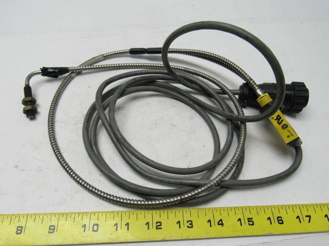 Banner SM312FMHS Mini-Beam Sensor W/BAT2323S Fiber Optic Cable