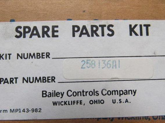 Bailey Controls 258136A1 Diaphragm Kit Type PG Multi-Pointer Gage Model D