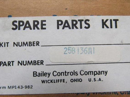 Bailey Controls 258136A1 Diaphragm Kit Type PG Multi-Pointer Gage Model D
