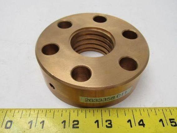 2633358 011 Bronze Adjusting Nut Coupling 4" O.D. 1-5/8 I.D. 1-1/4" Thick