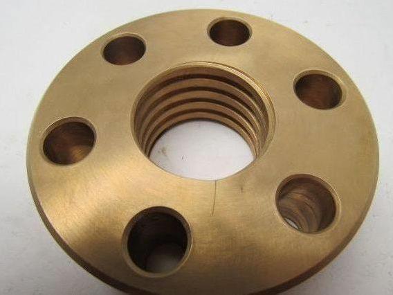 2633358 011 Bronze Adjusting Nut Coupling 4" O.D. 1-5/8 I.D. 1-1/4" Thick