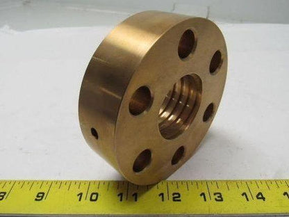 2633358 011 Bronze Adjusting Nut Coupling 4" O.D. 1-5/8 I.D. 1-1/4" Thick