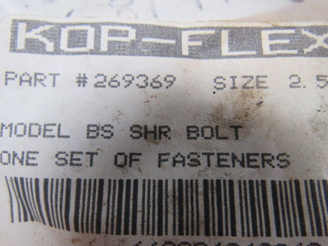 Kop-Flex 269369 Fastener Bolt Set w/Gasket 2.5" Size