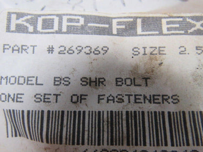 Kop-Flex 269369 Fastener Bolt Set w/Gasket 2.5" Size