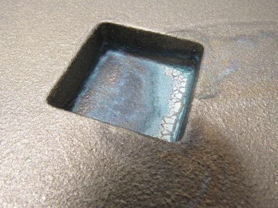 8" Raised Square Head Brass Plug