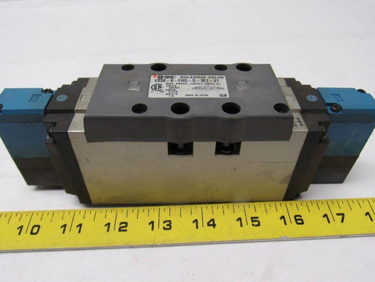 SMC VSS8-8-FHG-D-3EZ-V1 24VDC Pneumatic Air Solenoids Valve