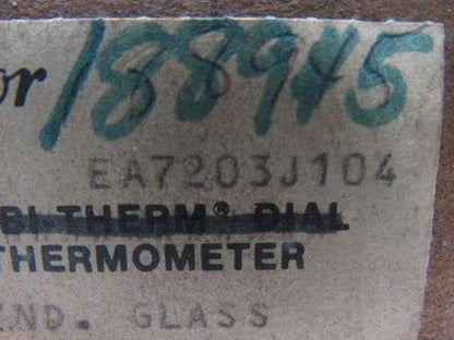 Taylor EA7203J104 THERMOMETER  MULTI-ANGLE  9" GLASS LENS 3 1/2" STEM 30-180F