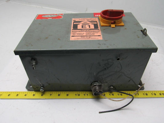 Daykin GPFS-13 Transformer Disconnect Enclosure 750VA 1Ph Pri 480V Sec 115V 6.5A