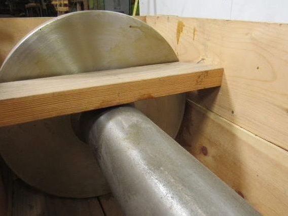 Powell Globe Valve Stem & Disc Assembly 16" x 83" Length 3-1/2" Dia.