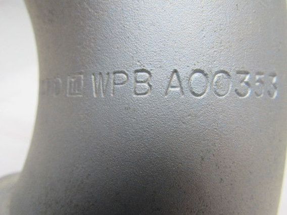 3STD WPB A00353 3" ID 90 Degree Sweep Externally Grounded Conduit Connector