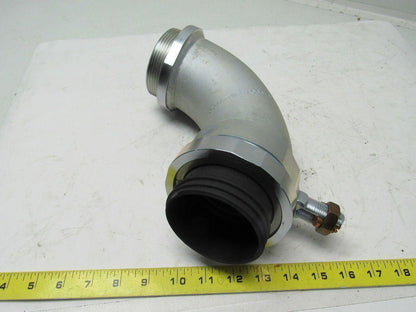 3STD WPB A00353 3" ID 90 Degree Sweep Externally Grounded Conduit Connector