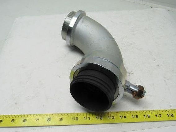 3STD WPB A00353 3" ID 90 Degree Sweep Externally Grounded Conduit Connector