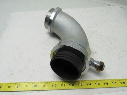 3STD WPB A00353 3" ID 90 Degree Sweep Externally Grounded Conduit Connector