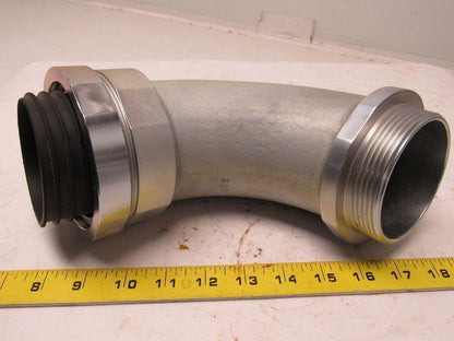 3STD WPB A00353 3" ID 90 Degree Sweep Externally Grounded Conduit Connector