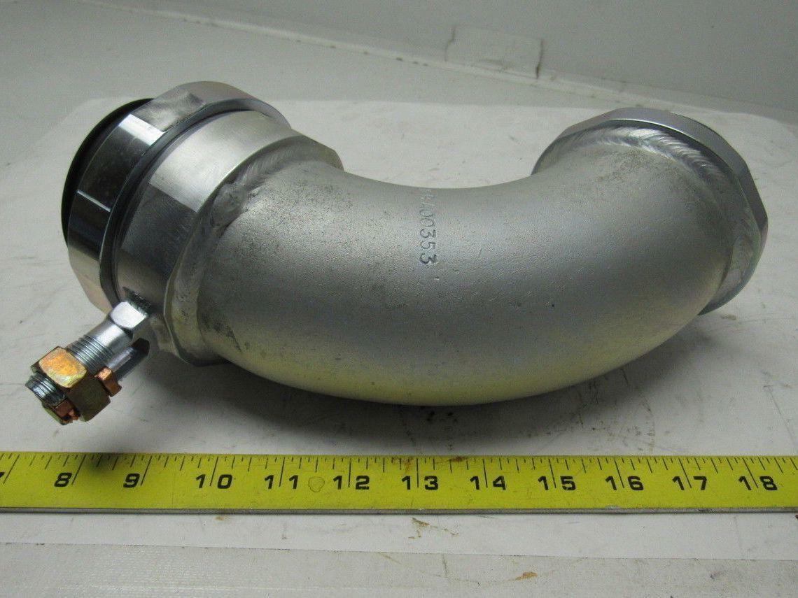 3STD WPB A00353 3" ID 90 Degree Sweep Externally Grounded Conduit Connector