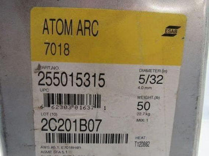 EASAB Atom Arc E7018 255015315 Welding Rod Electrode 5/32"x14"