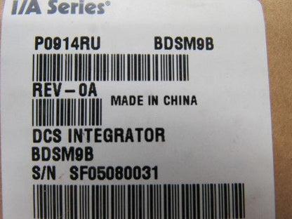 Invensys Foxboro P0914RU BDSM9B Rev-0A Distributed Control System Integrator