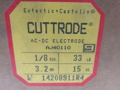 Eutetic Castolin Cuttrode #1 1/8"x14" Welding Rod Electrode 30lbs