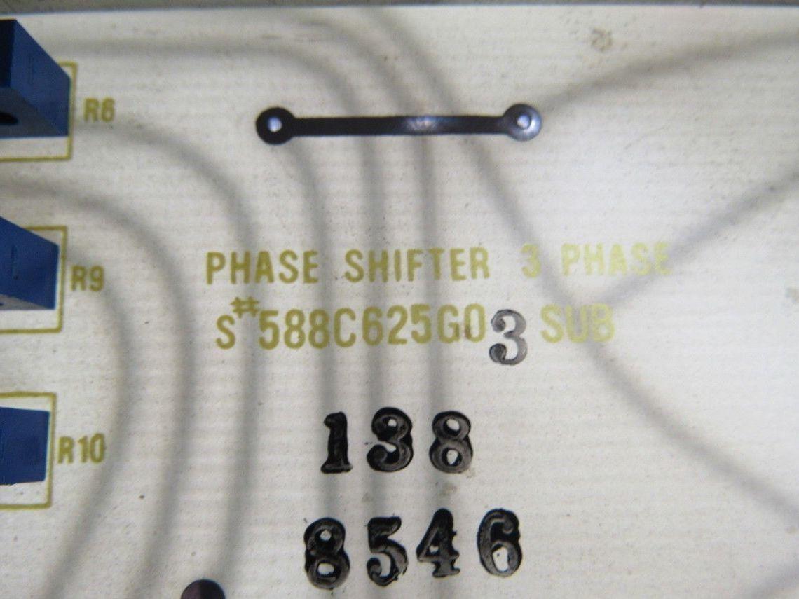 Westinghouse 588C625G03 Trinastat Amplifier Phase Shifter Needs Recalibrated