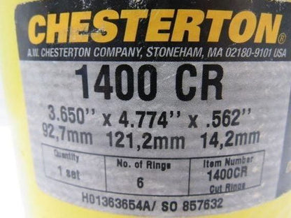 Chesterton 1400 CR Braided Graphite Carbon Reinforced Tape Packing Cut Rings