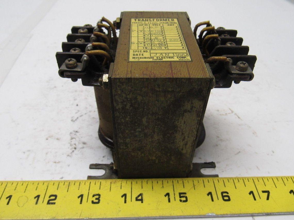 Mitsubishi Electric BT-4523 Transformer 1ph  50va  180-220V pri to 22-28V sec.