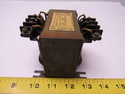 Mitsubishi Electric BT-5055 Transformer 1ph 50va 90-110v pri 48-52v Sec 50/60 hz