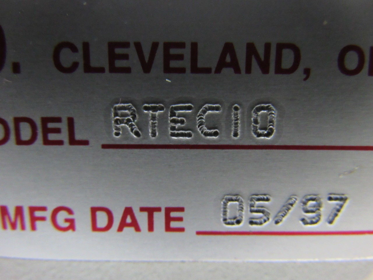 Rotor Tool RTEC10 80035010 Torque Angle Electronic Controller 115 or 230V W/Key