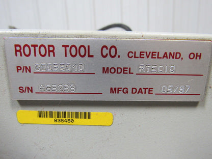 Rotor Tool RTEC10 80035010 Torque Angle Electronic Controller 115 or 230V W/Key