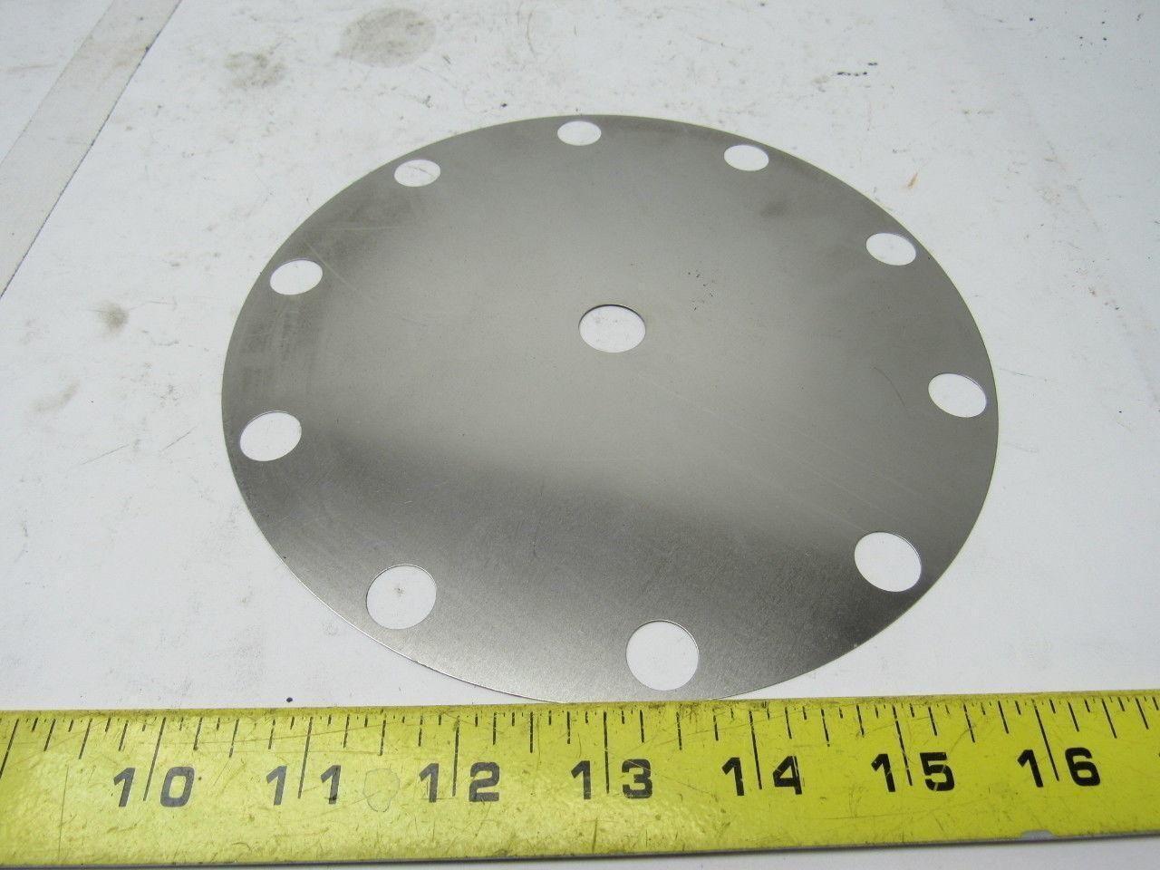 Cashco 1000 Pressure Regulator Diaphragm Stainless Steel 7-1/4" Dia. Lot of 6