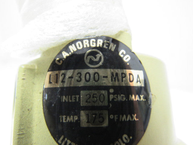 Norgren L12-300-MPDA Compressed air tool Oil-Fog In Line lubricator 1/4" NPT
